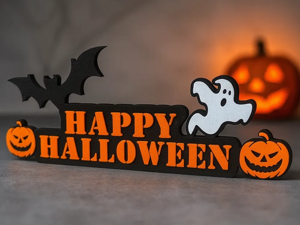 Letrero Happy Halloween