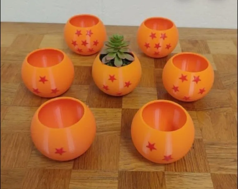 Macetas Esferas del Dragon