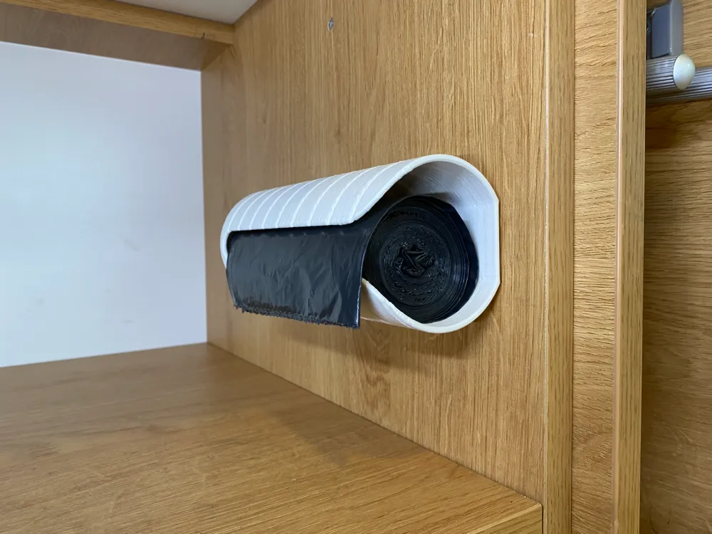 Porta Rollo de Bolsas de Basura