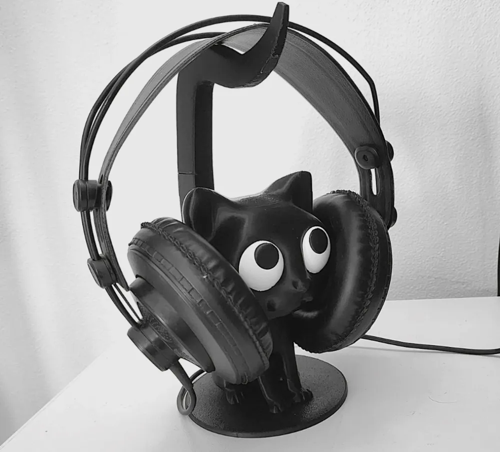 Soporte Auriculares Gato