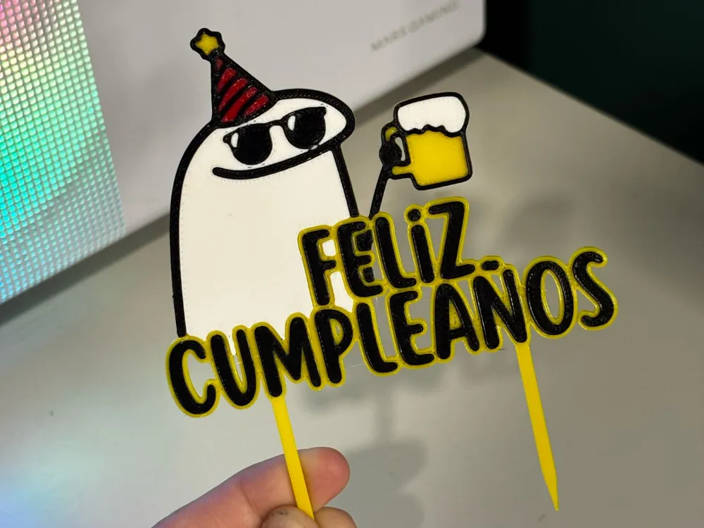 Topper Feliz Cumpleaños