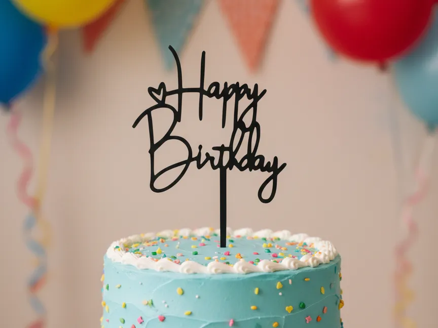 Topper Happy Birthday