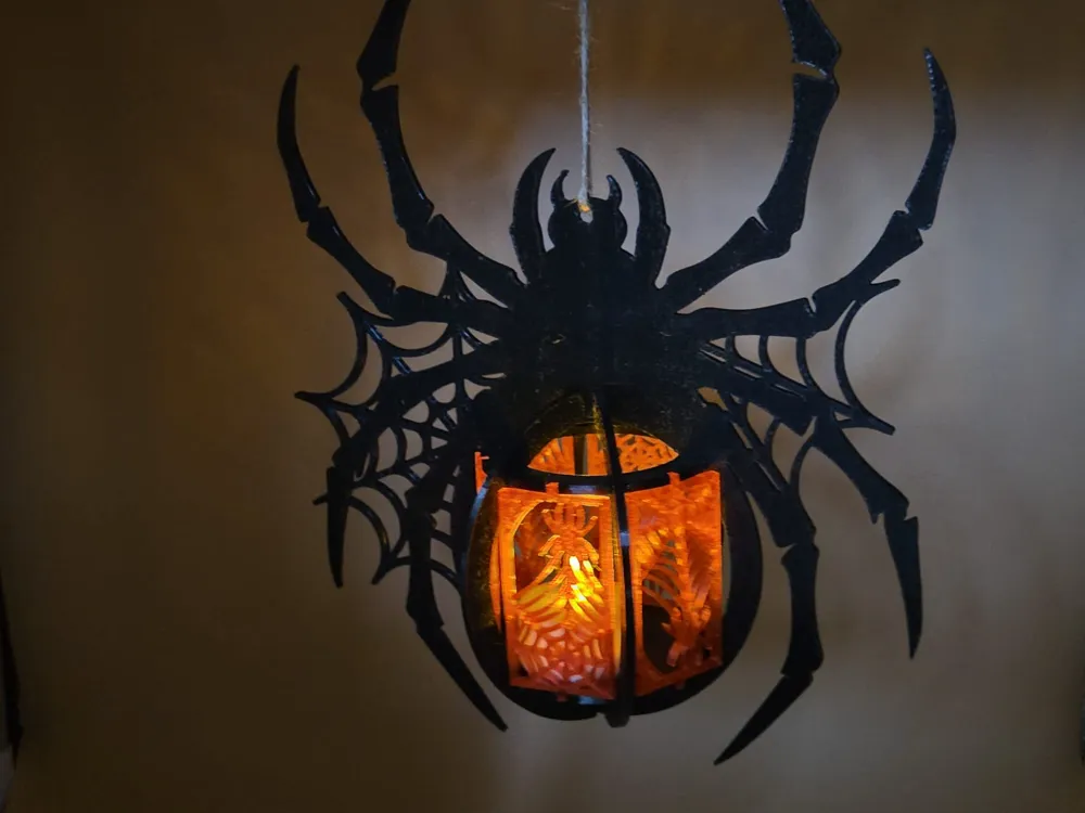 Araña colgante para vela de LED