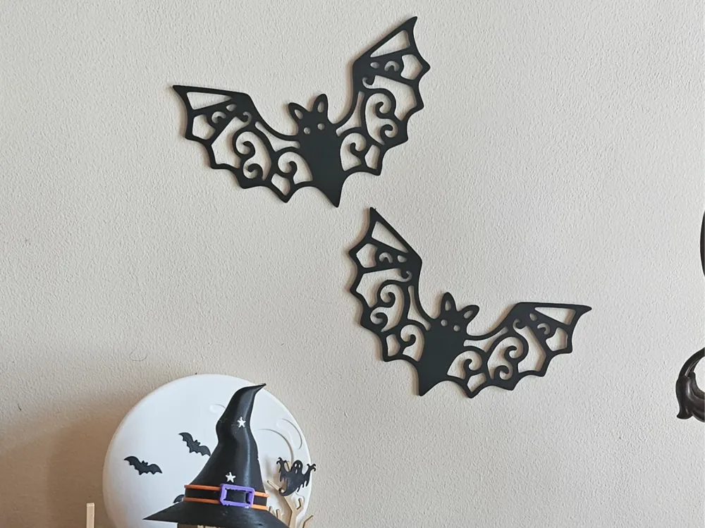 Deco de pared de murciélago