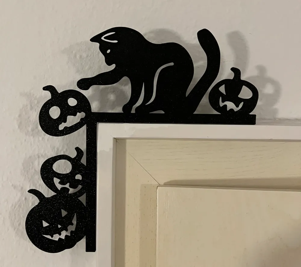 Deco de puerta de Gatito
