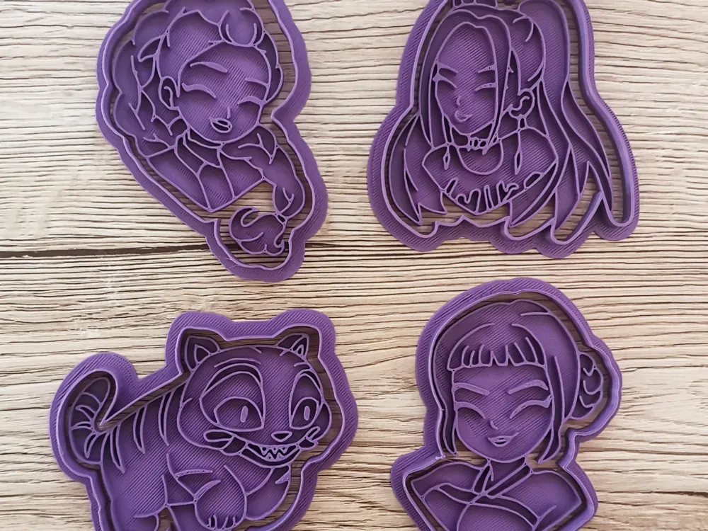 Cortantes de galletitas de Huntrix