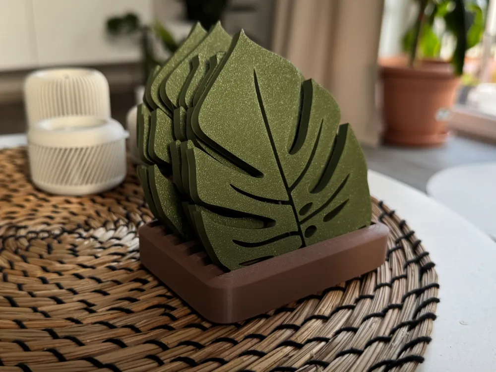 Posavasos Hojas de Monstera