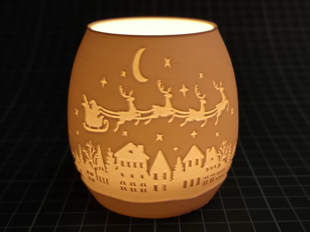 Lámpara de mesa Navideña