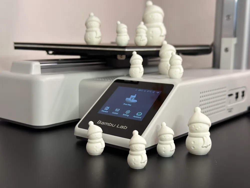 Mini Muñequitos de Nieve