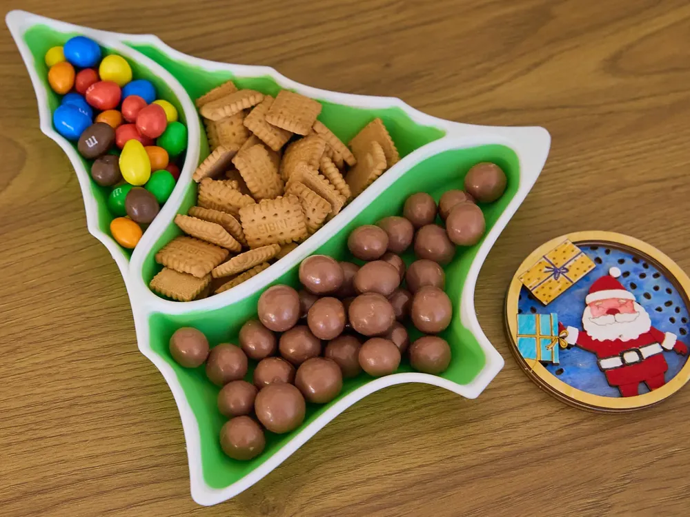 Plato de Pino con divisiones