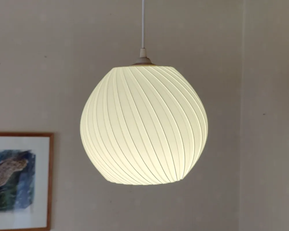 Lámpara Espiral Redonda