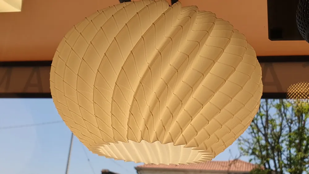 Lámpara Colgante Ondulada