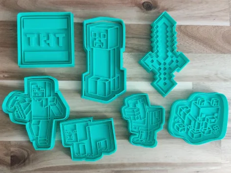 Cortantes de Minecraft X7