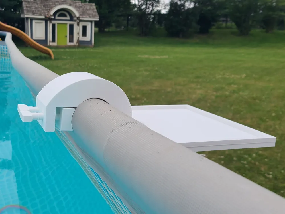 Bandeja con Abrazadera para Pileta