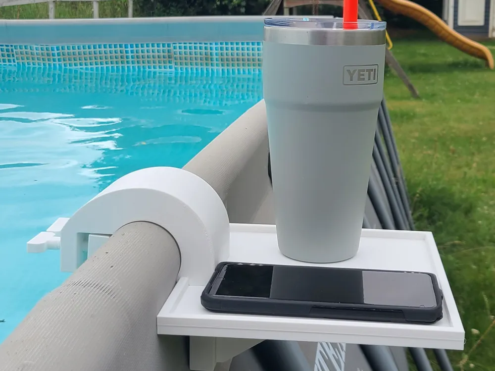 Bandeja con Abrazadera para Pileta