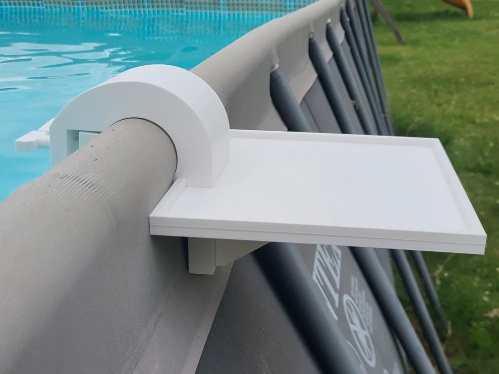 Bandeja con Abrazadera para Pileta