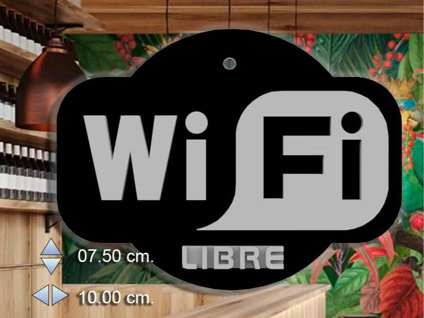Cartel Wi-Fi Libre