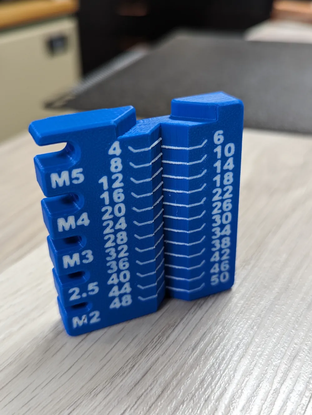 Medidor de Tornillos Métrico